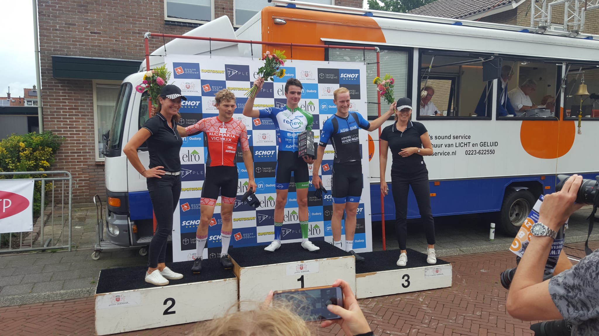 Sjors pakt overwinning in Ronde van Oudorp