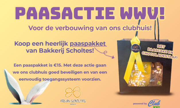 Paasactie: paaspakket Bakkerij Scholtes / Supportersclub WWV