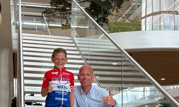 Evi Weeber op bezoek bij de wethouder van sport!