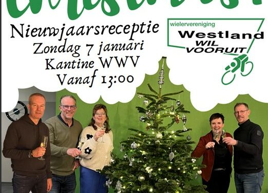 Nieuwjaarsreceptie WWV zondagmiddag 7 januari v.a. 13.00 uur