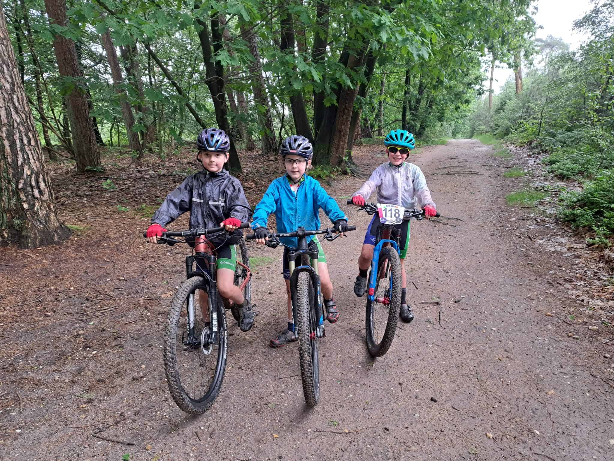 Wedstrijdgroep MTB in een weekend zonder LJC