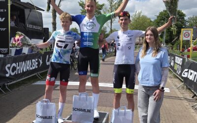 Een mooi weekend voor Noah Epping (nieuwelingen) met een 1e en een 2e plek!