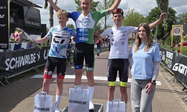 Een mooi weekend voor Noah Epping (nieuwelingen) met een 1e en een 2e plek!