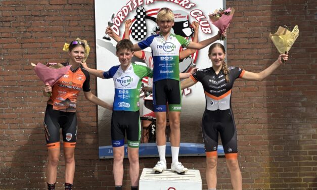 3 podiumplekken voor WWV jeugd bij klimomnium Dordrecht