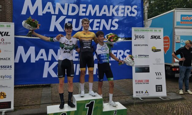 Kaj Roeling 3e in Omloop van Hil en Moer (topcompetitie junioren)