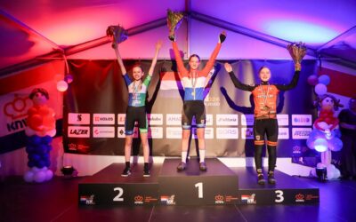 Eva Slee pakt zilver op het NK Jeugd Veldrijden 