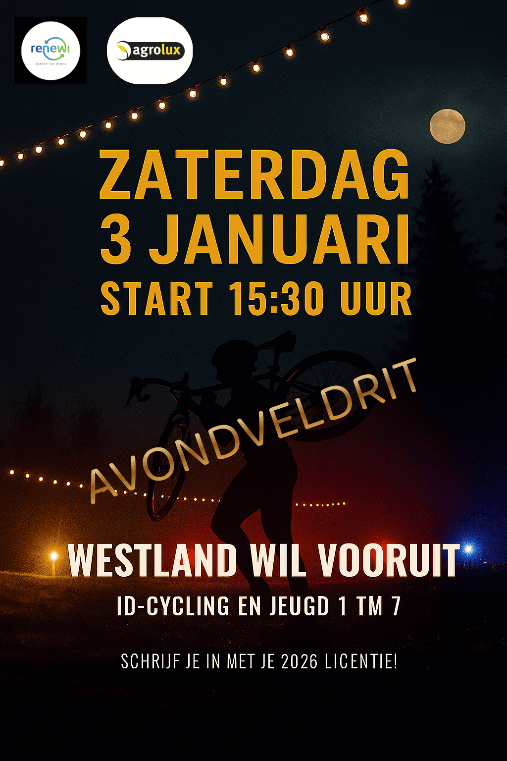 Renewi Agrolux Light Race Westland – Start het jaar in het donker!